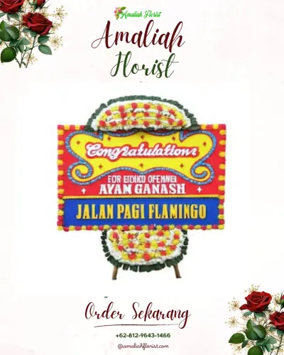 Bunga Papan Congratulation di Sarikemuning